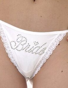 Shooting the Bride’s Thong