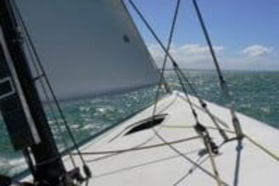 Scenes from NZ40, America’s Cup Racer