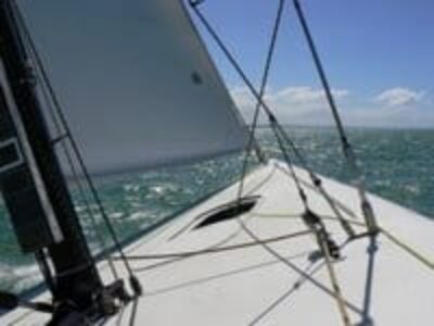 Scenes from NZ40, America’s Cup Racer