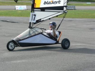 Blokarts: Sailing Around the Track on Wheels