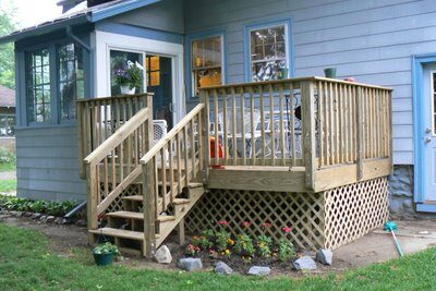A New Deck for the Summer on Mountain Road