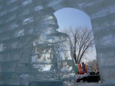 The Ice Palace at Carnavale Quebec