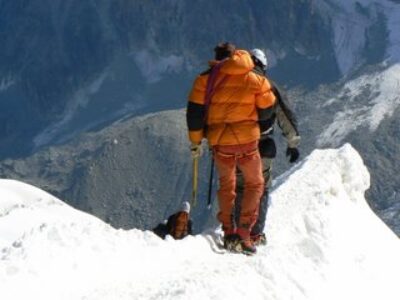 Walking the Knife Edge on Mt Blanc