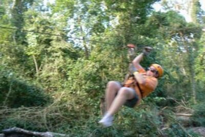 Zipping Down the Zip-line, Plunging into the Cenote