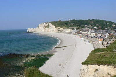 The Beach at Etretat, Where Monet Was Inspired
