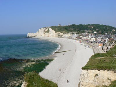 The Beach at Etretat, Where Monet Was Inspired