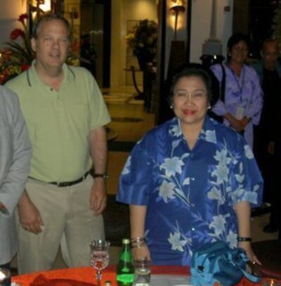 Meeting the President of Indonesia