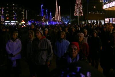 They’re All Watching a Christmas Show!