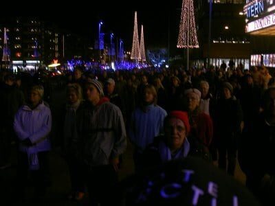 They’re All Watching a Christmas Show!