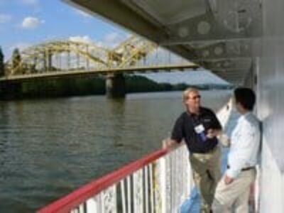 Cruising the river in Pittsburgh PA