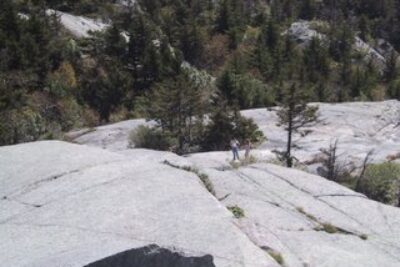 Climbing Boulders to the Top of Mt Monadnock
