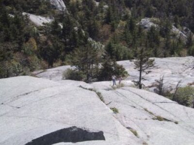Climbing Boulders to the Top of Mt Monadnock