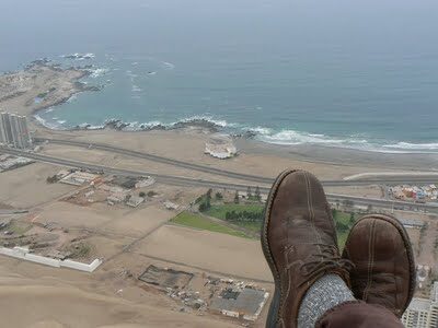 Paragliding over Iquique, September 2009