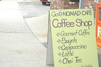 Sidewalk Sign of the Times