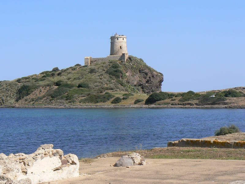 Nora was once a Phoenician settlement, on the East coast of Sardinia.