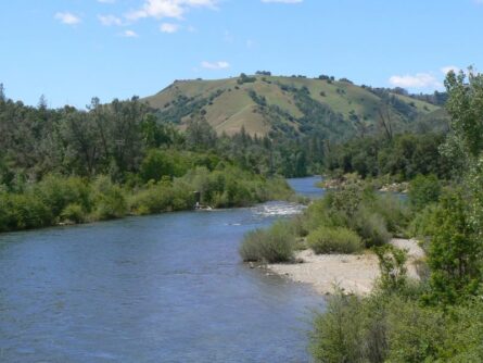 American River, Coloma, where gold was found in 1848.