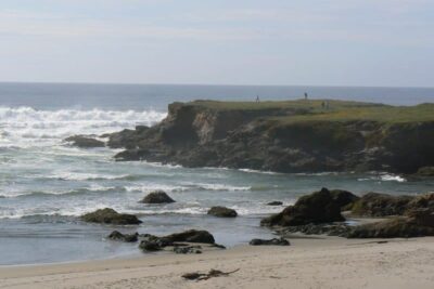The beach at Fort Bragg CA.