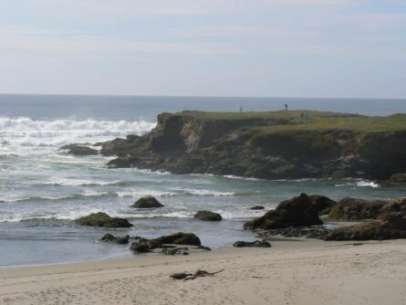 The beach at Fort Bragg CA.