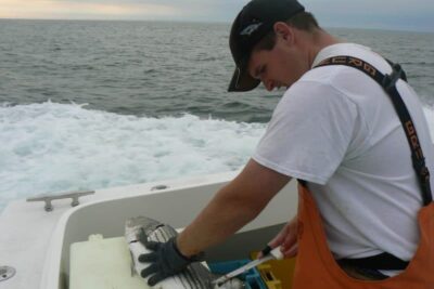 Ryan Proulx, First Mate on the Snappa, out of Point Judith, RI