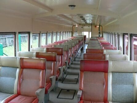 Plenty of room for commuters on the Skunk Railroad.