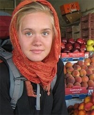 The Woman in the Burqa Smiles Back with Her Eyes