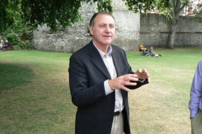 Mark Graham, tour guide and Ghost Hunter, in York, England.