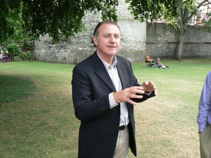 Mark Graham, tour guide and Ghost Hunter, in York, England.