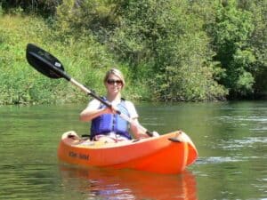 Kayaking the Clear Little Spokane River
