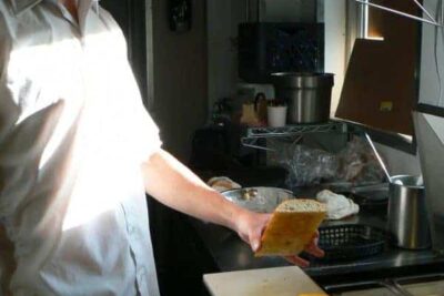 Red Lodge Ales baked sandwich,