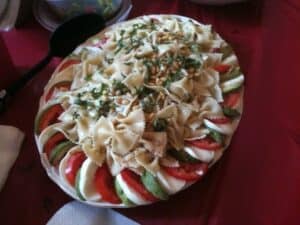 Tricolored pasta salad at Cirolo Italiano.