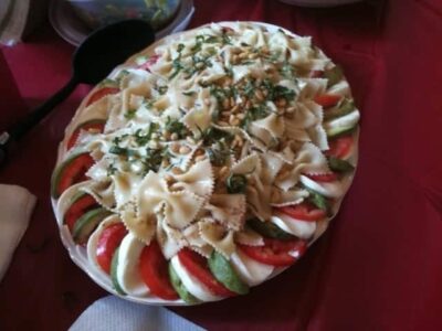 Tricolored pasta salad at Cirolo Italiano.