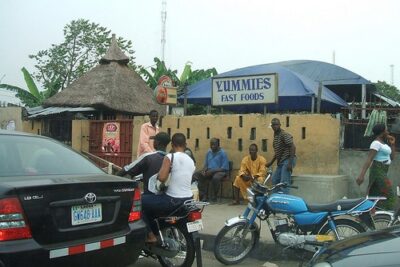 Stalled in Lagos Traffic, The Area Boys Are Coming!