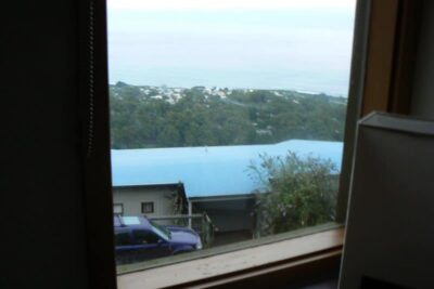 Bedroom view of the Southern Ocean from Chris