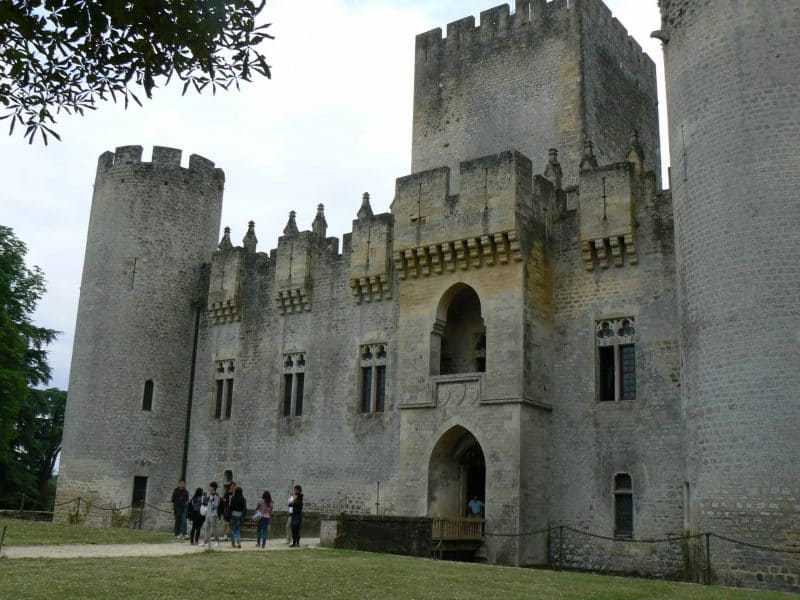 Chateau de Roquetaillade, in Maziers, Lot-en-Garonne, France.