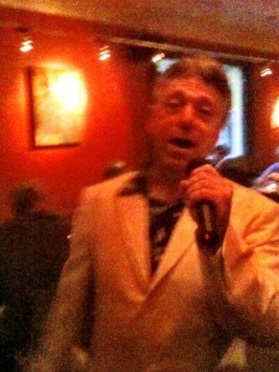 Lenny Zarcone sings the old songs, the good songs.