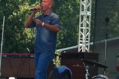 J.J. Grey at the Green River Festival.