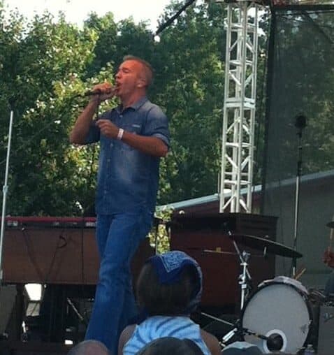 J.J. Grey at the Green River Festival.