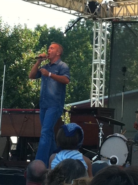 J.J. Grey at the Green River Festival.