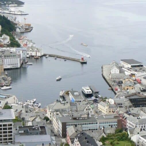 Alesund harbor