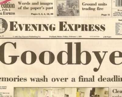 The Portland Evening Express, where I worked in 1983.