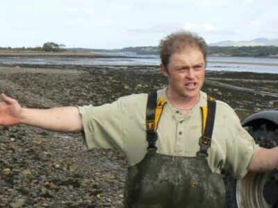 Sean Krijnen of Menai Oysters in Anglesey Wales
