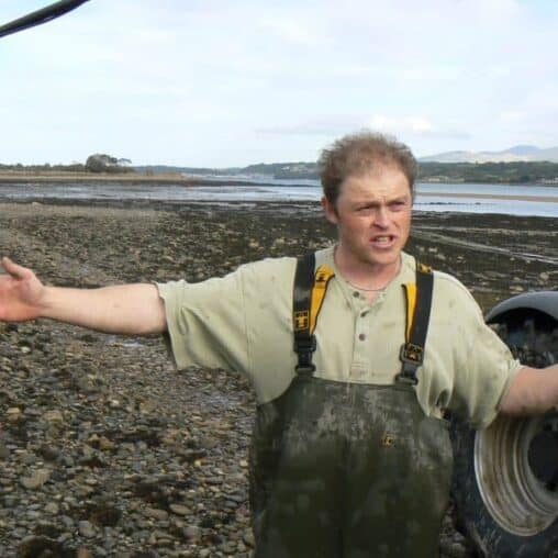 Sean Krijnen of Menai Oysters in Anglesey Wales