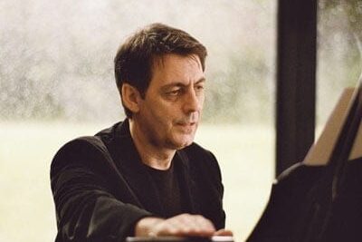 This guy never gets around to playing the piano, he just stares at the sheet music. A film by Manon de Boer, of the Netherlands.