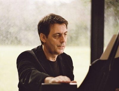 This guy never gets around to playing the piano, he just stares at the sheet music. A film by Manon de Boer, of the Netherlands.
