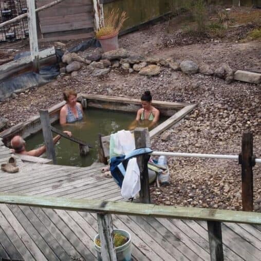 Ngawha Hot Springs, New Zealand.
