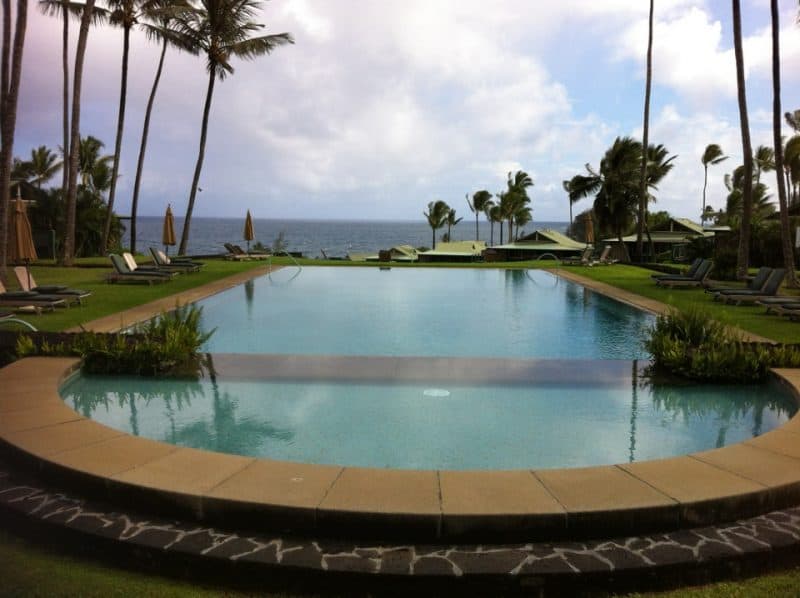 The infinity pool at Travaasa, Hana, Maui.