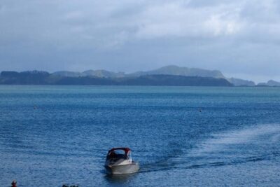 Paihia, New Zealand evening.