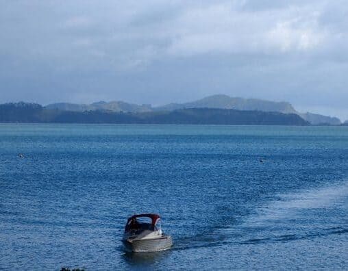 Paihia, New Zealand evening.