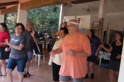Salsa dancing in Boca de Tomaltan, Mexico.