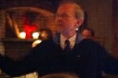 Michael Kittredge speaks at Kringle Candle.